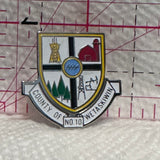 County of Wetaskiwin #10 Crest Emblem  Lapel Pin