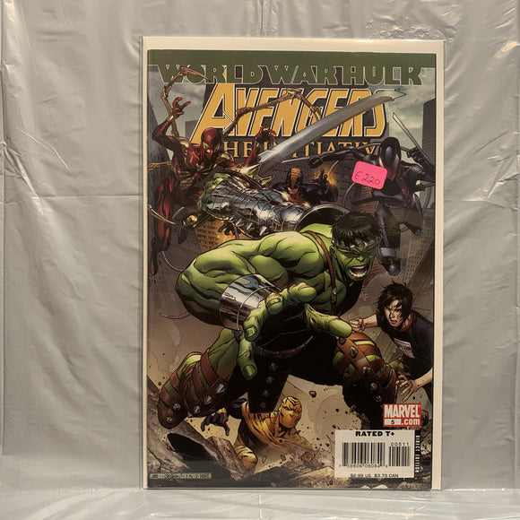 #5 World War Hulk Avengers The Initiative Marvel Comics AD 6900