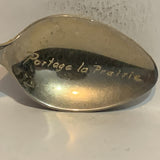 Portage La Prairie Manitoba Crocus Flower Collectable Souvenir Spoon CC