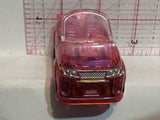 Red Clear Polly Pocket Convertible 2007 Mattel Diecast Car