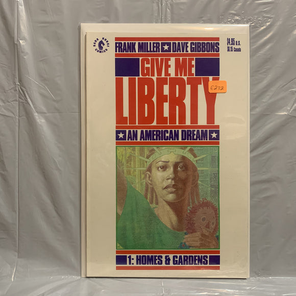 #1 Give Me Liberty Homes & Gardens  Dark Horse Comics AD 6904