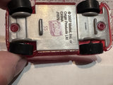 Red Clear Polly Pocket Convertible 2007 Mattel Diecast Car