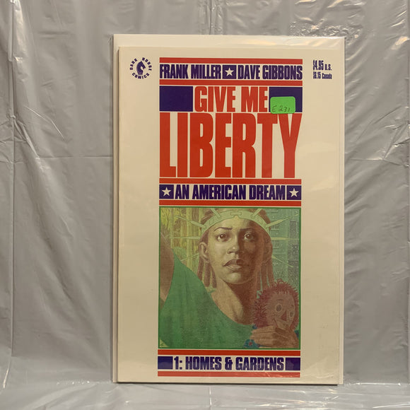 #1 Give Me Liberty Homes & Gardens  Dark Horse Comics AD 6905