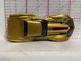 Gold Corvette Racer 2012 M35 Hot Wheels Diecast Car