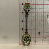 Ontario Trillium Flower Painted Bowl Collectable Souvenir Spoon CC