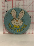 Happy Easter 1971 Easter Bunny Button Pinback