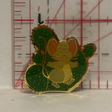 Mouse and Cactus Lapel Hat Pin