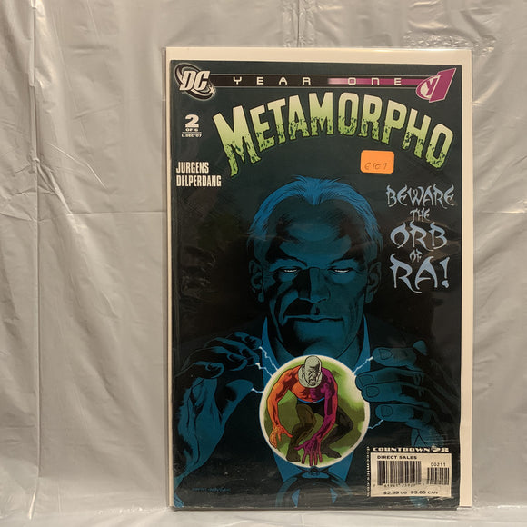 #2 Metamorpho Year One Beware The Orb of Ra  DC Comics AD 6918