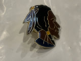 Native Warrior Lapel Hat Pin
