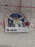2019 Vancouver Olympics Mascot Nova Chemicals  Lapel Pin