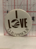 I Love Gull Harbour Button Pinback