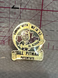 Bill Pitman Poentate Al Azkor Shrine with one in '93  Lapel Pin