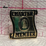 Charter Member Association of Oil Wives Club  Lapel Pin