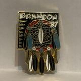Brandon Dream Catchers Manitoba Lapel Hat Pin
