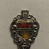 Houston BC British Columbia Flag Collectable Souvenir Spoon CD