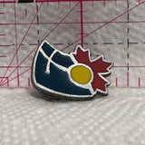 Maple Leaf Sun Logo  Lapel Pin