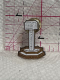 Mile '0' Alaska Hiway Capital of the Mighty Peace  Lapel Pin