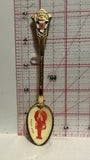 Nova Scotia Red Lobster Crest Emblem Souvenir Spoon