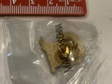 Waving USA American Flag Lapel Hat Pin