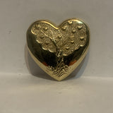 Trees of Hearts on a Heart Lapel Hat Pin