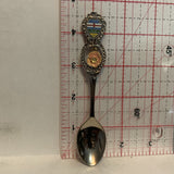 Columbia Icefields Alberta Wild Rose Flower Collectable Souvenir Spoon CD