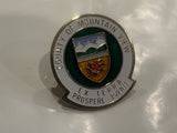 County of Mountain View Crest Emblem Lapel Hat Pin