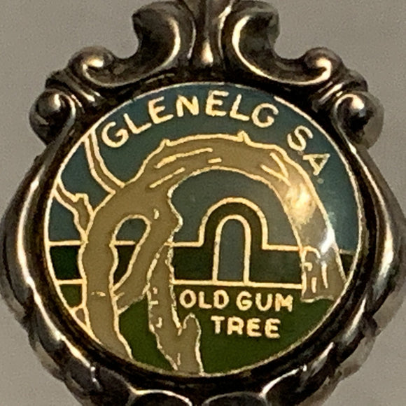 Glenelg SA Old Gum Tree South Australia Collectable Souvenir Spoon CD