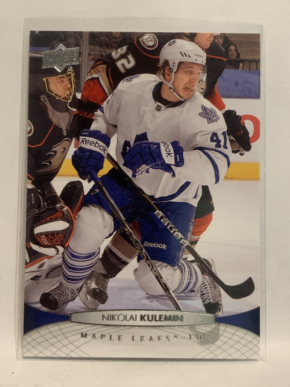 #24 Nikolai Kulemin Toronto Maple Leafs 2011-12 Upper Deck Series One Hockey Card