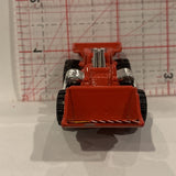 Red  Front End Loader Truck BJF58 ©2013 Hot Wheels Diecast Car BC