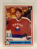 #221 Dan Tanevski Dukes of Hamilton 1991-92 7th Inning Sketch Hockey Card