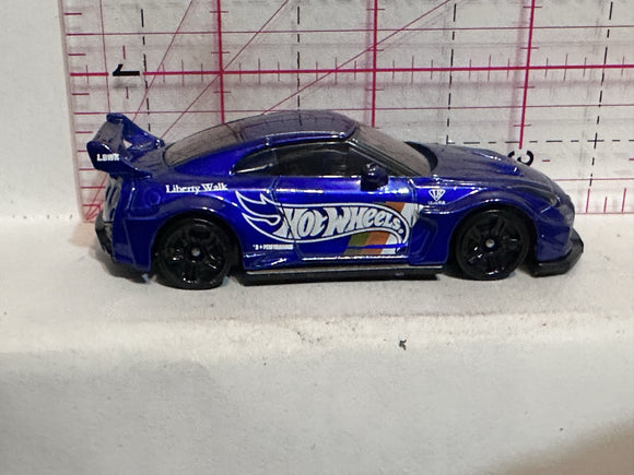 Blue LB-Silhouette Works GT Nissan 35GT-RR Ver 2 GRX63 R16 2020 Hot Wheels Diecast Car