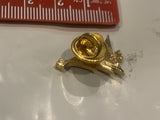 Golden Christmas Tree Lapel Hat Pin