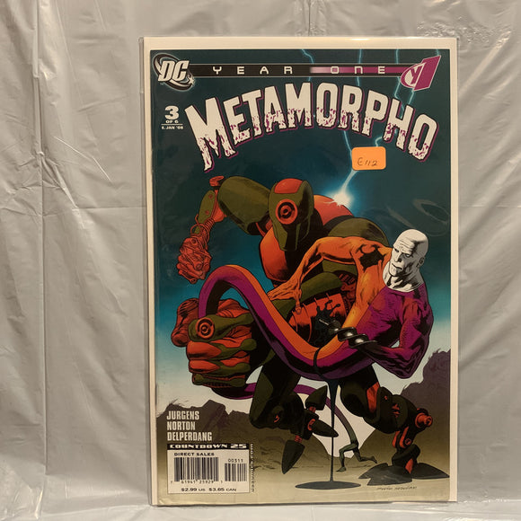 #3 of 6 Metamorpho Year One DC Comics AE 6976