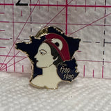 Red Hat Woman 1789 1989  Lapel Pin