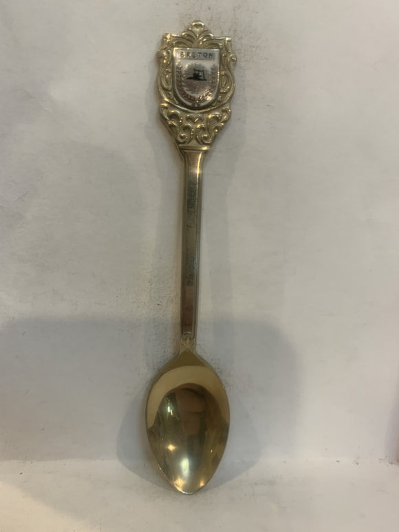 Breton Alberta Crest Emblem Souvenir Spoon