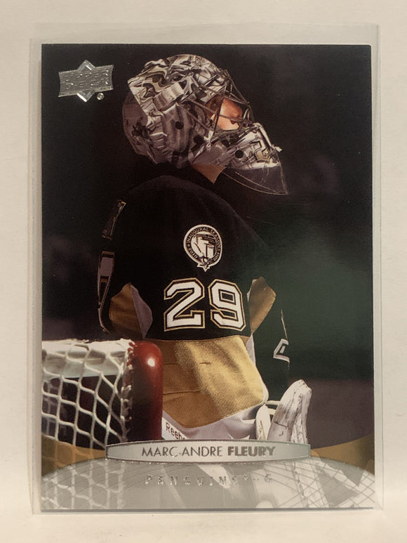 #50 Marc-Andre Fleury Pittsburgh Penguins 2011-12 Upper Deck Series One Hockey Card