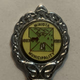 Miniota Municipality 1883 1983 Collectable Souvenir Spoon EM