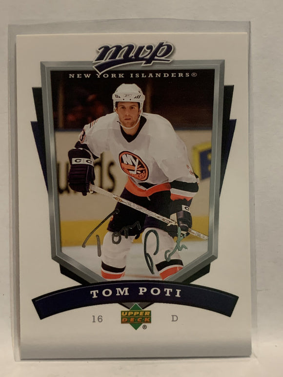 #183 Tom Poti New York Islanders 2006-07 Upper Deck MVP Hockey Card