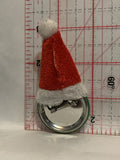 Oh Snap Ginerbread Santa Hat Button Pinback