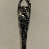 Texas Lone Star State Bull Flag Collectable Souvenir Spoon CE