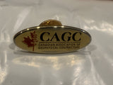 CAGC Canadian Association of Geophysical Contractors Logo Lapel Hat Pin