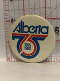 Alberta 75th 1905 1980 Button Pinback