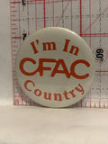 I'm In CFAC Country Button Pinback