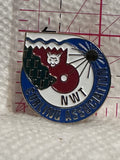 Northwest Curling Association Logo  Lapel Pin