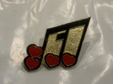 Musical Note Hearts Lapel Hat Pin