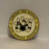 Hamilton and District 5 Pin Bowlers Association Lapel Hat Pin