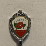 Warburg Alberta Wild Rose Flower Collectable Souvenir Spoon CE