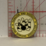 Hamilton and District 5 Pin Bowlers Association Lapel Hat Pin