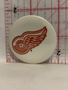 Detroit Red Wings Logo NHL Hockey Button Pinback