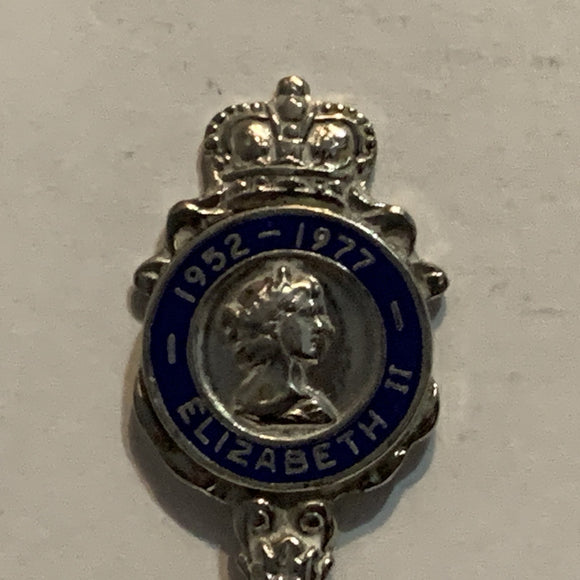 Elizabeth II 1952 1977 Collectable Souvenir Spoon CE